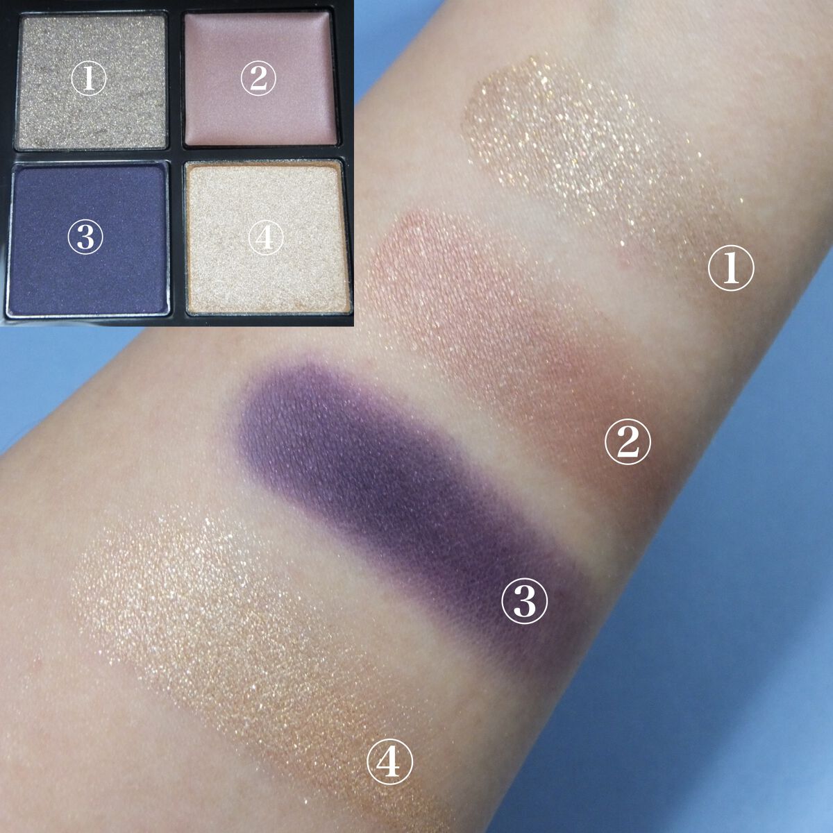 ディメンショナルビジョンアイパレット/THREE/アイシャドウパレットを使ったクチコミ(2枚目)