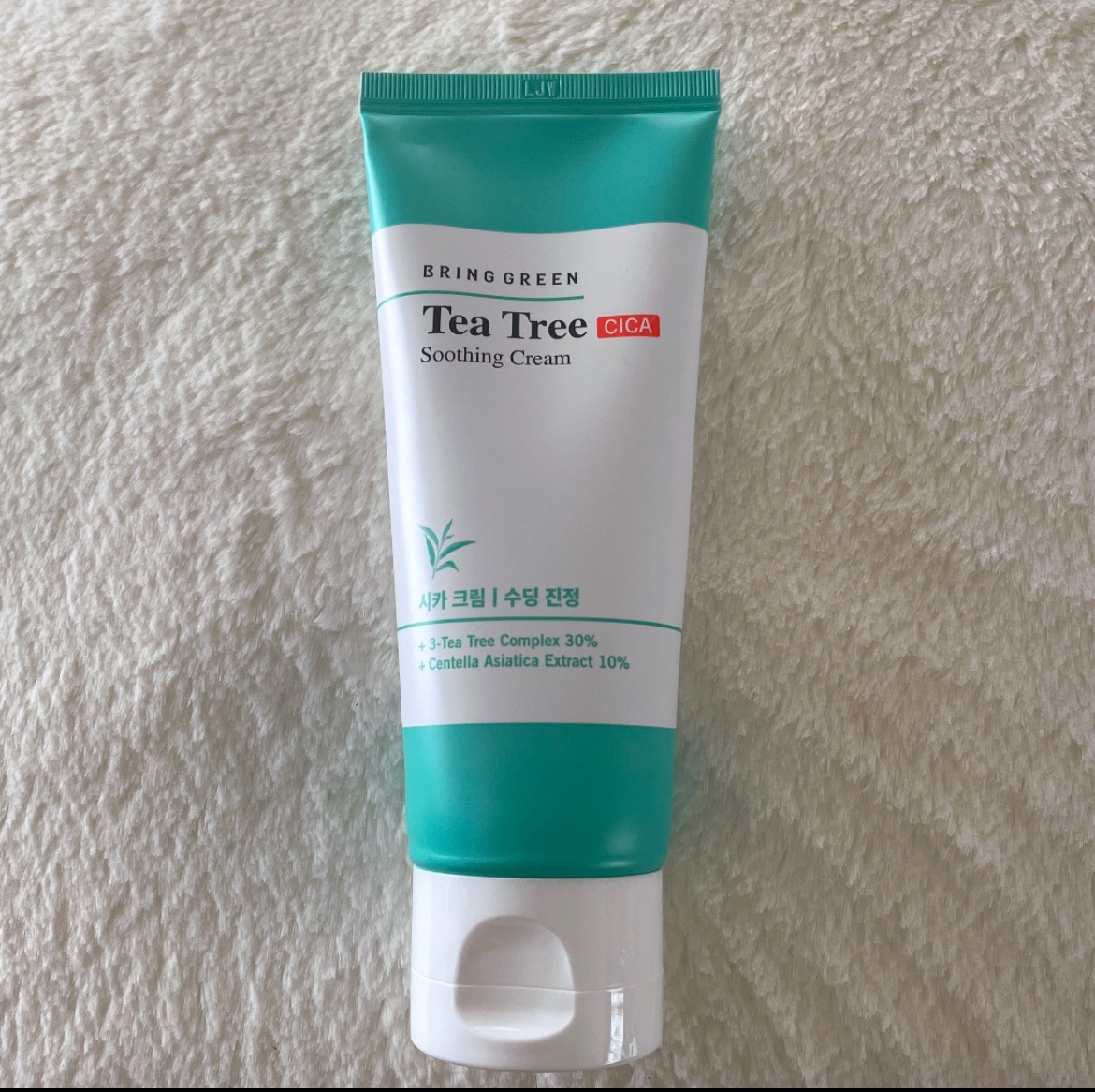 ティーツリーシカスージングクリーム/BRING GREEN/フェイスクリームを使ったクチコミ（1枚目）