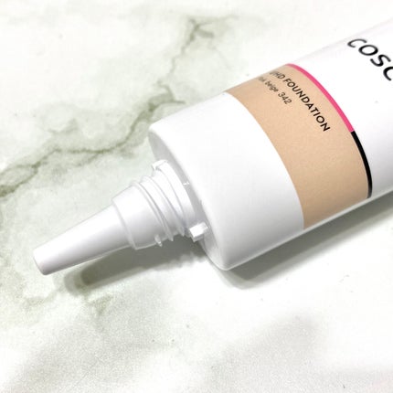 UHDファンデーション342(ピンクベージュ)/COSCOS/リキッドファンデーションを使ったクチコミ(3枚目)