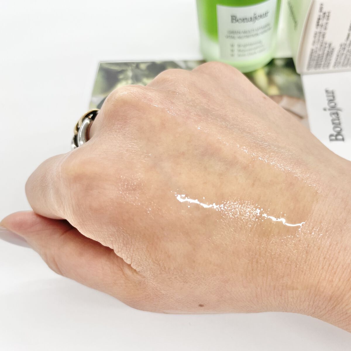 グリーンビタミンセラム/Bonajour/美容液を使ったクチコミ（3枚目）