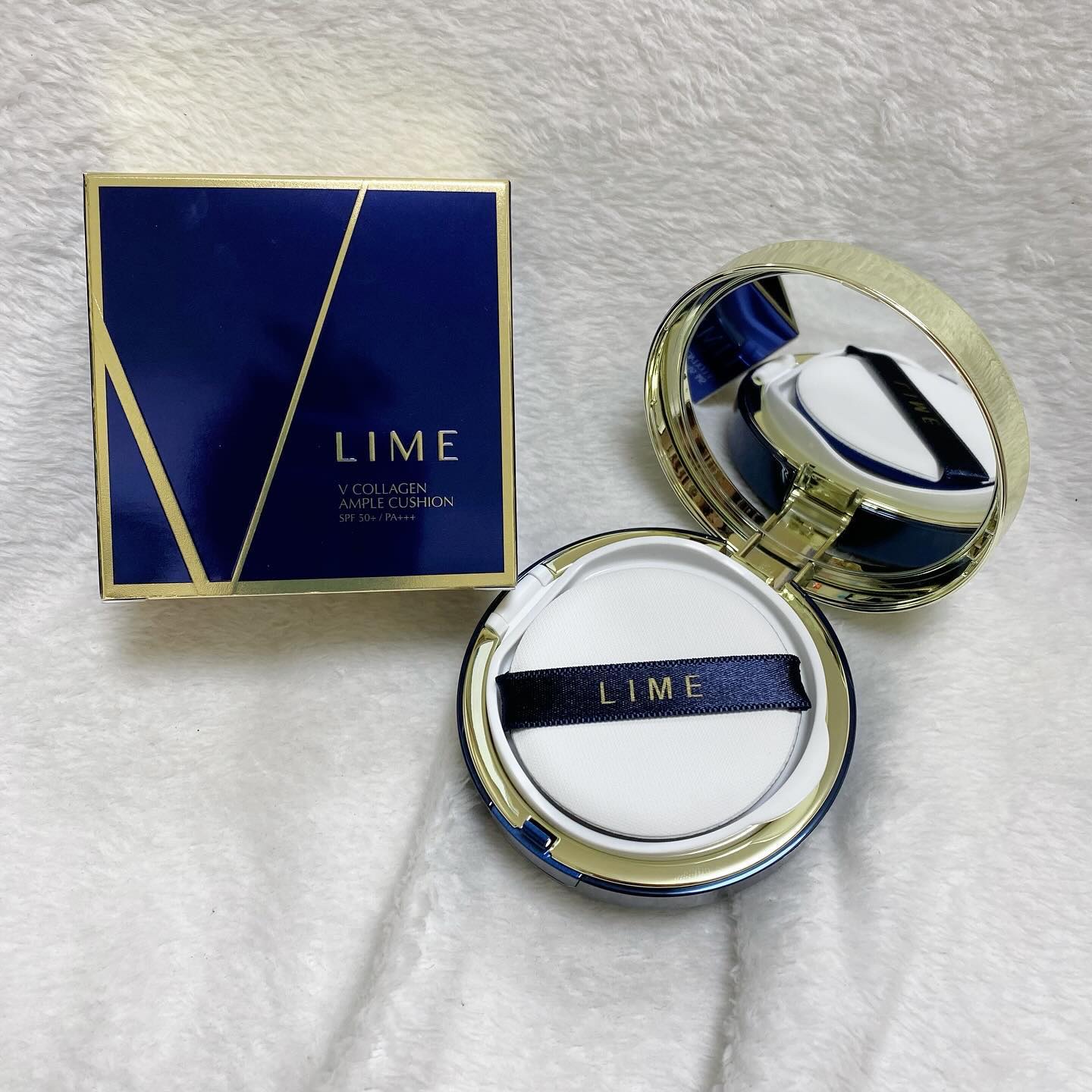 V コラーゲン アンプル クッション ＃20 Skin Beige/LIME/クッションファンデーションを使ったクチコミ（2枚目）