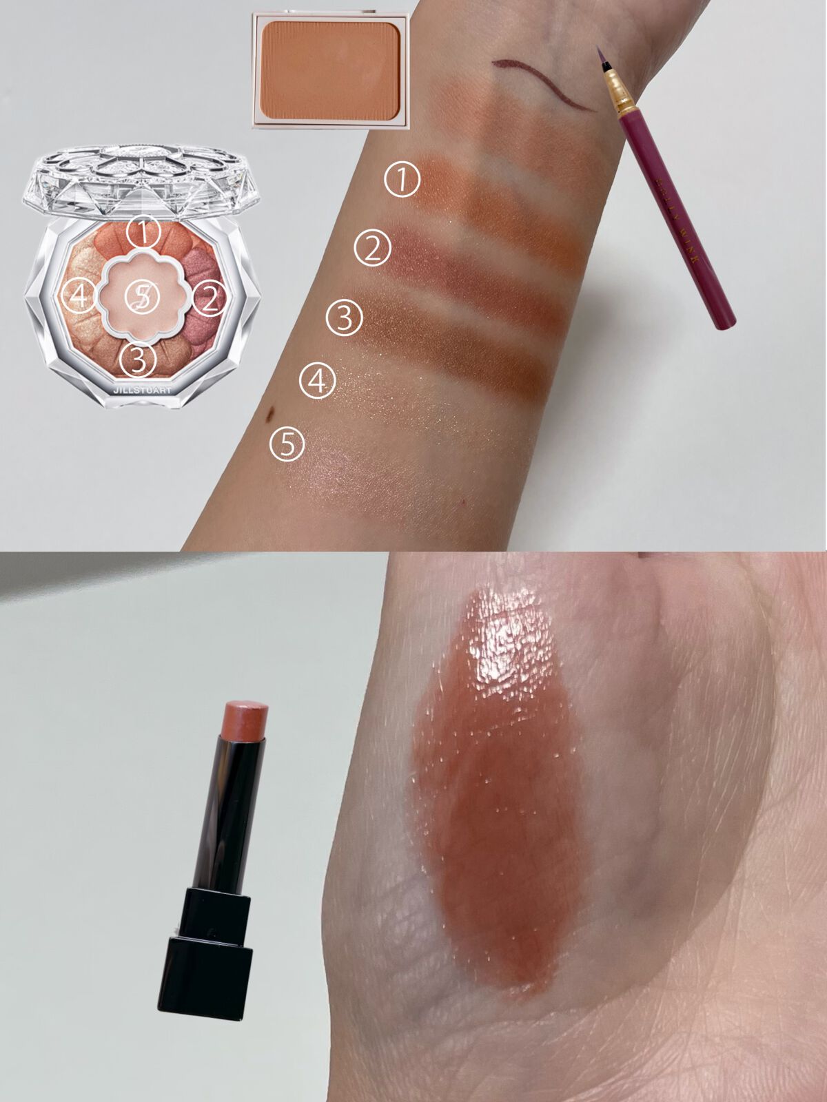 THREE シマリング グロー デュオ/THREE/クリームハイライトを使ったクチコミ(4枚目)