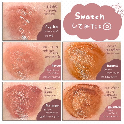 ジューシーリブティント/RICAFROSH/リップティントを使ったクチコミ(2枚目)