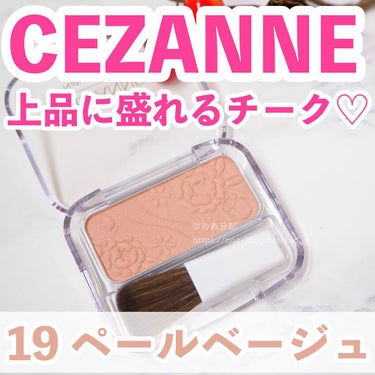 ナチュラル チークN/CEZANNE/パウダーチークを使ったクチコミ（1枚目）