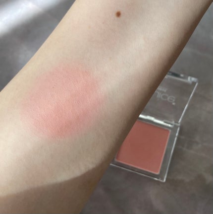 ぽわんチーク/muice/パウダーチークを使ったクチコミ(5枚目)