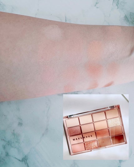 ソフトブラーリングアイパレット/wakemake/アイシャドウパレットを使ったクチコミ(5枚目)