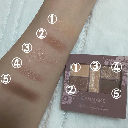 パーフェクトスタイリストアイズ/キャンメイク/アイシャドウパレットを使ったクチコミ(3枚目)