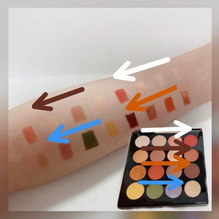 大英博物館 エジプトシリーズ アイシャドウパレット/ZEESEA/アイシャドウパレットを使ったクチコミ(3枚目)