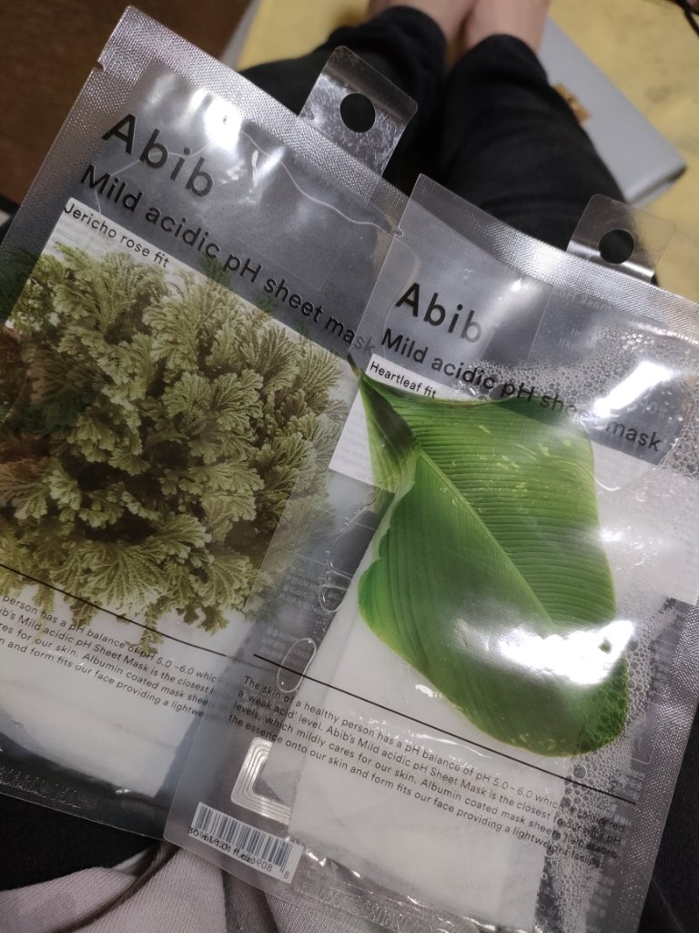 弱酸性pHシートマスク ドクダミフィット/Abib /シートマスク・パックを使ったクチコミ（1枚目）