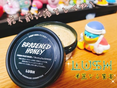 
こんばんわ！こんにちは！(‘∀‘　)


今日は　LUSH　華麗なる饗宴　のれびゅーです( ﾟ∀ﾟ)

最近、毛穴と黒ずみが気になって買ってしまったLUSHのフェイスマスク✨
お値段は 75g  ¥1