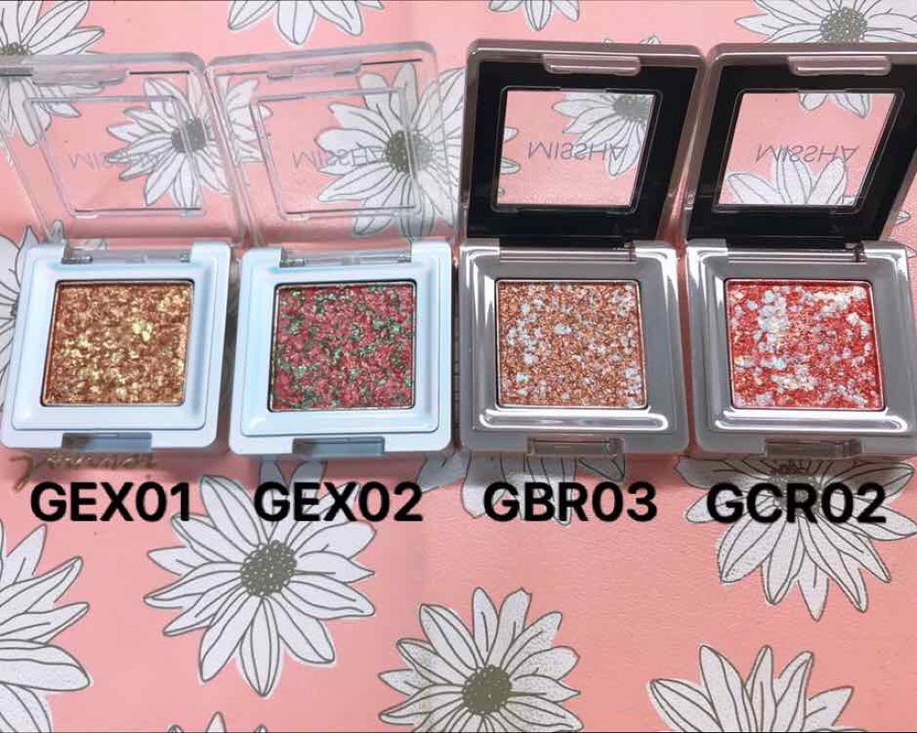 グリッタープリズム シャドウ/MISSHA/グリッターを使ったクチコミ（2枚目）