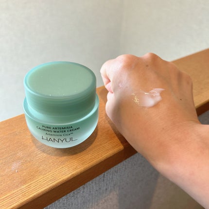 ピュアアルテミシア カーミングウォータークリーム/HANYUL(ハンユル)/フェイスクリームを使ったクチコミ(4枚目)