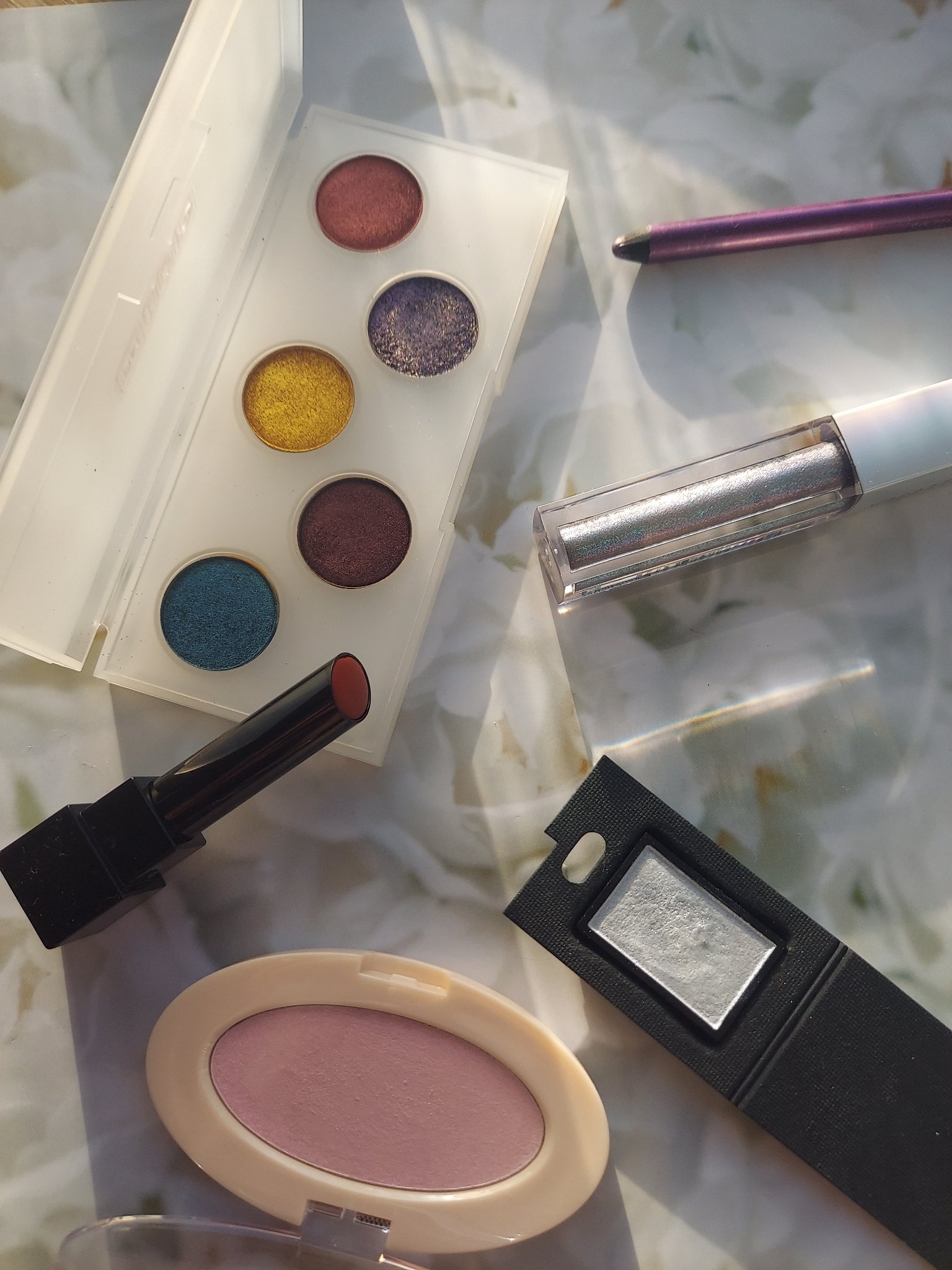 ヴァティック アイズ 02 ブルーモルフォ/Celvoke/単色アイシャドウを使ったクチコミ（1枚目）