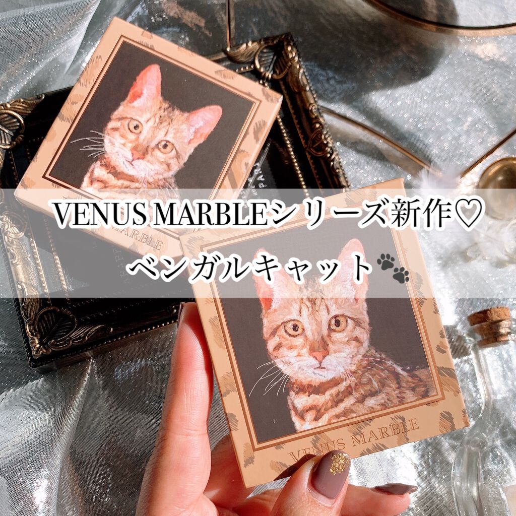 Venus Marble アイシャドウキャットシリーズ/Venus Marble/アイシャドウパレットを使ったクチコミ(2枚目)