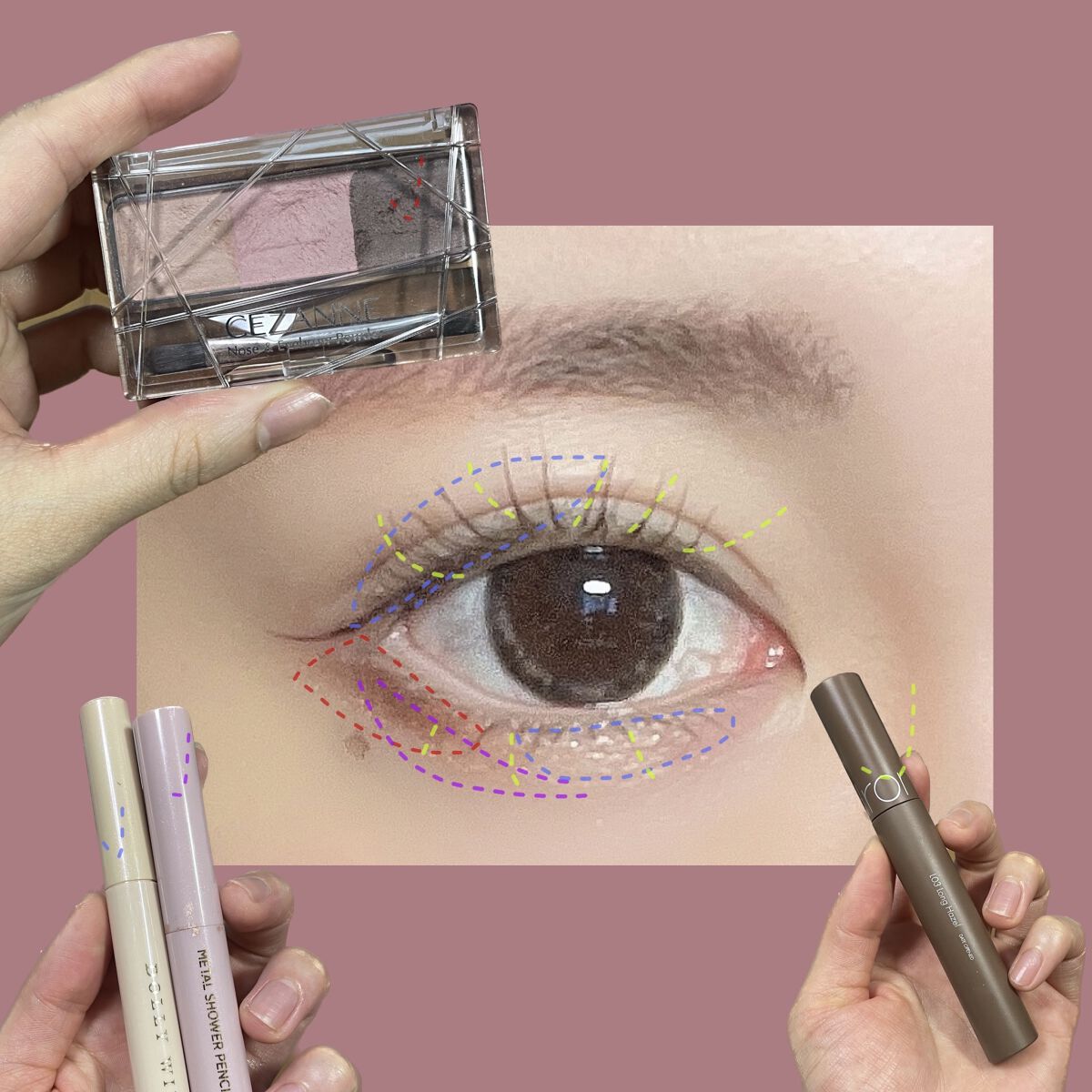 スティックラメシャドウ/ドーリーウインク/スティックアイシャドウを使ったクチコミ（2枚目）