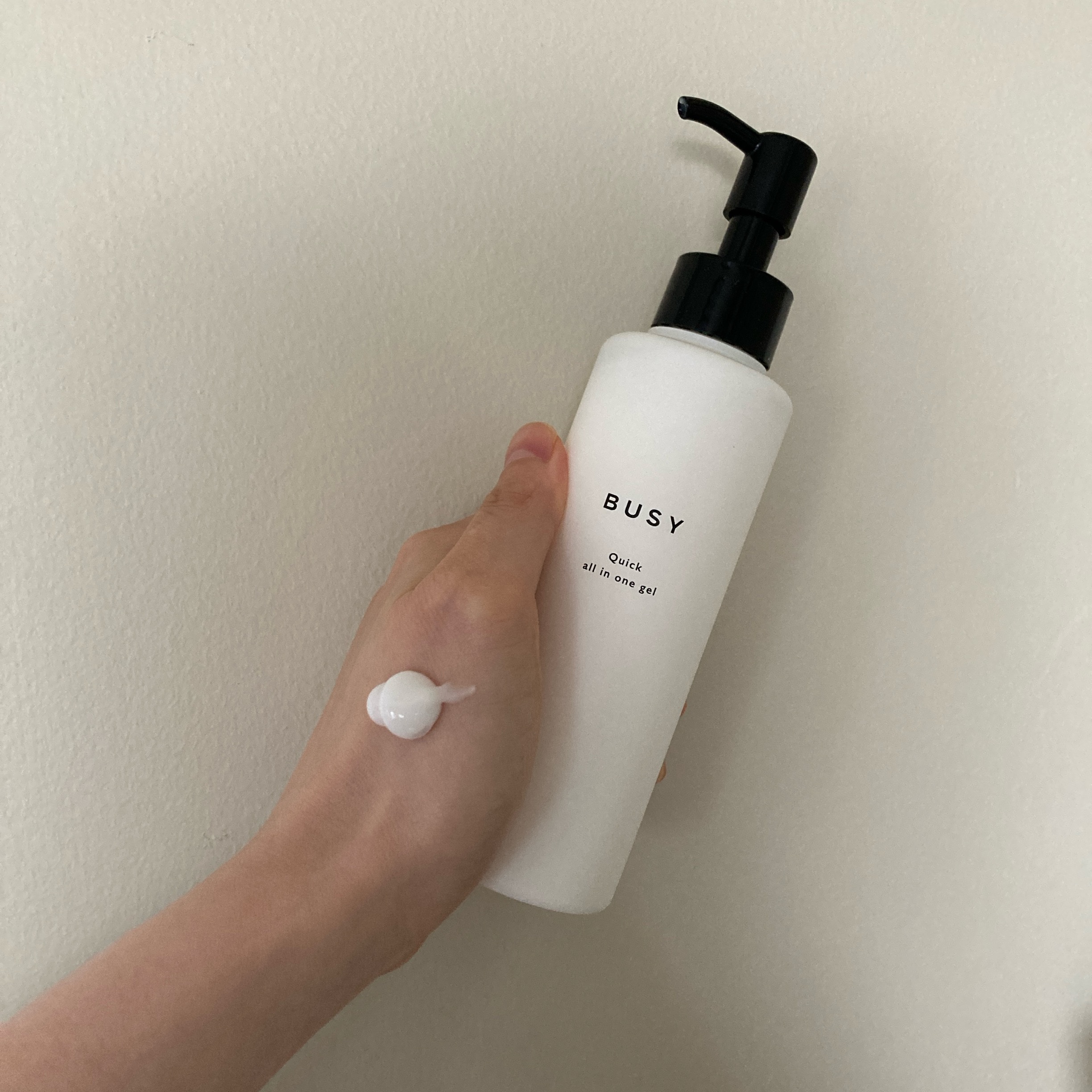 ビジー クイック オールインワンジェル/BUSY/オールインワン化粧品を使ったクチコミ（2枚目）