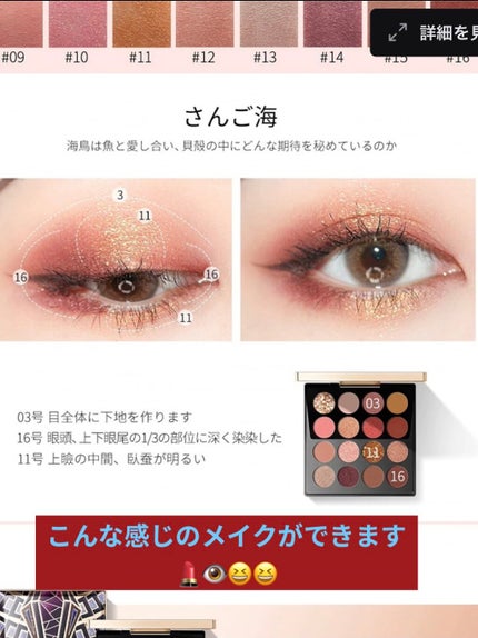 大英博物館 エジプトシリーズ アイシャドウパレット/ZEESEA/アイシャドウパレットを使ったクチコミ(5枚目)