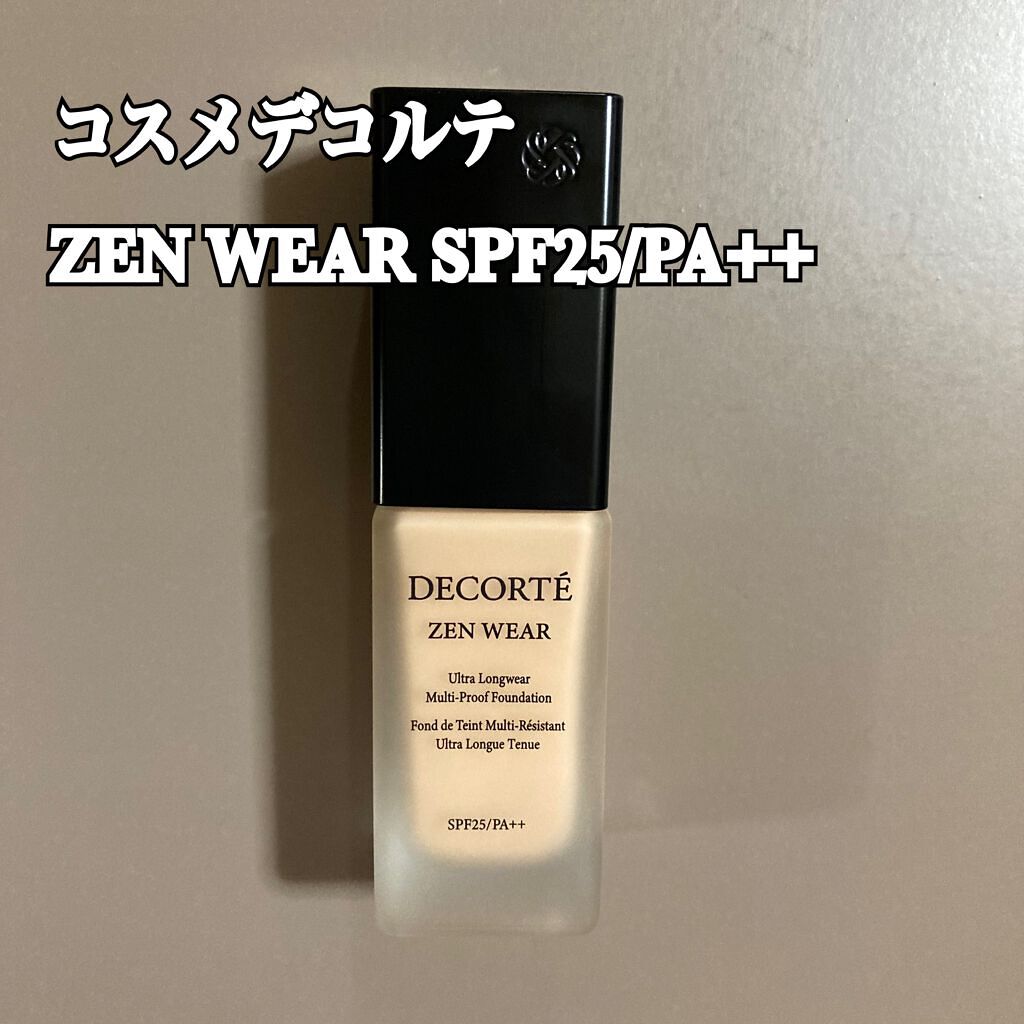 ゼン ウェア フルイド N34/DECORTÉ/リキッドファンデーションを使ったクチコミ（2枚目）