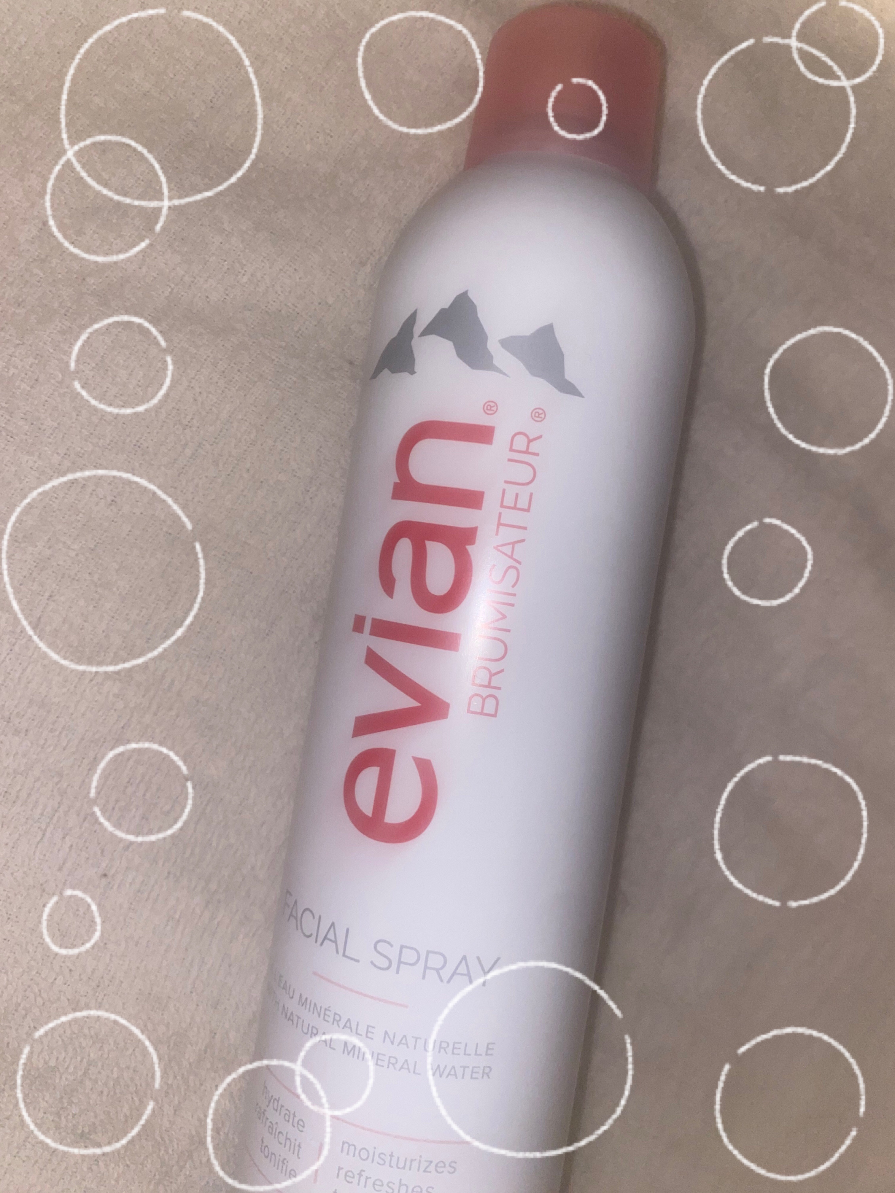 フェイシャルスプレー/エビアン/ミスト状化粧水を使ったクチコミ（1枚目）