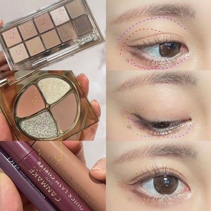 クイックラッシュカーラー/キャンメイク/マスカラ下地を使ったクチコミ(4枚目)