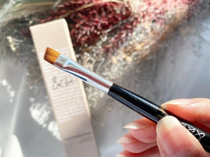 ダブルエンドアイブロウブラシ熊野筆/&be/メイクブラシを使ったクチコミ(3枚目)