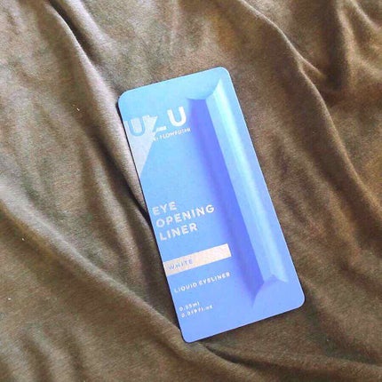 EYE OPENING LINER/UZU BY FLOWFUSHI/リキッドアイライナーを使ったクチコミ(1枚目)