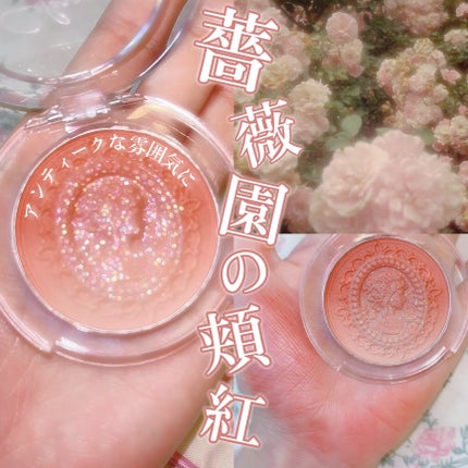 COLORROSE グラデーションエンボスチークのクチコミ「\SHEINで買える幻チーク/薔薇園に迷い込んだ少女の頬紅🌹
こんにちは、苺鈴です🍓
今.....」(1枚目)