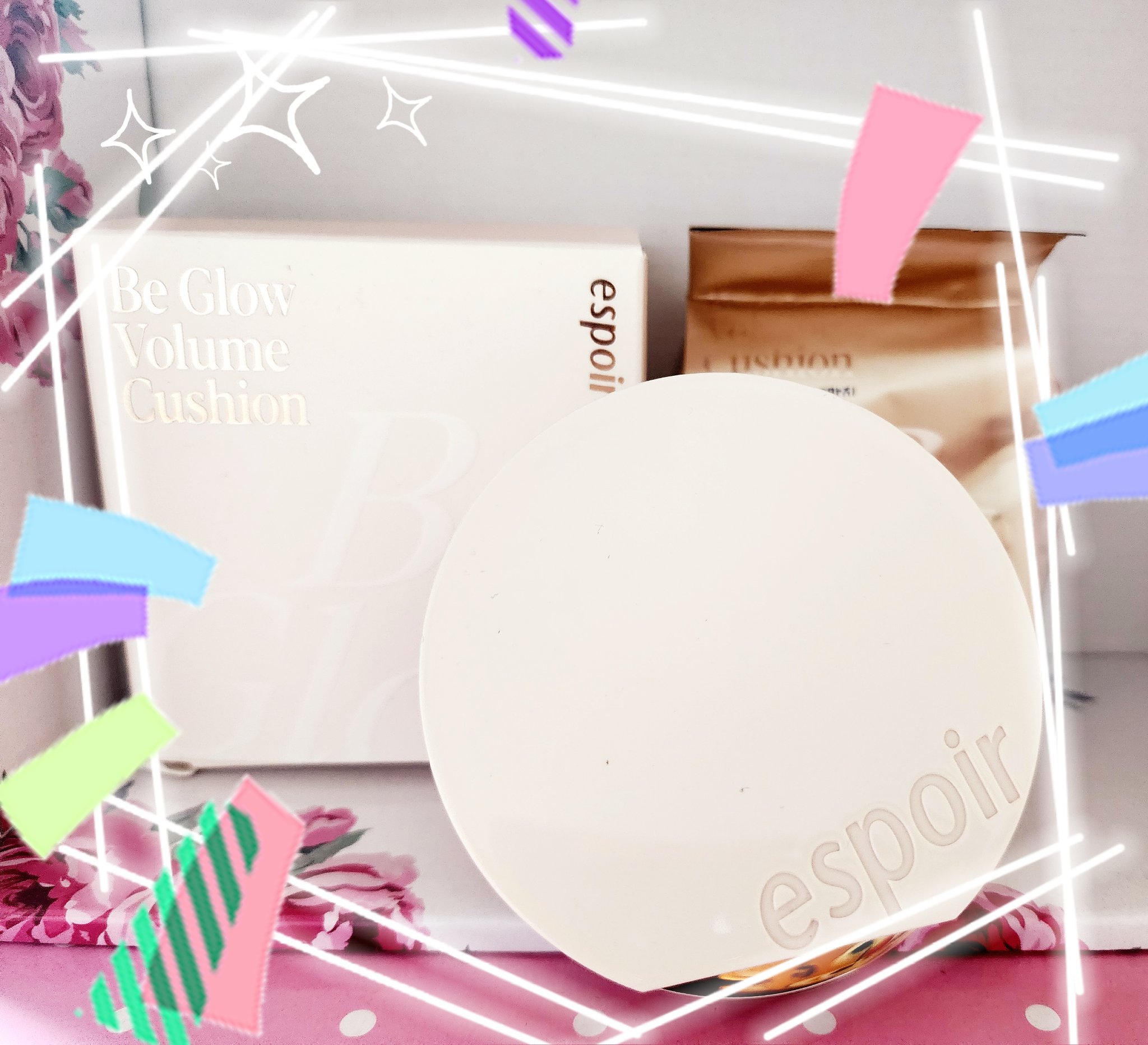 エスポア ビーグロー ボリュームクッション/espoir/クッションファンデーションを使ったクチコミ（1枚目）