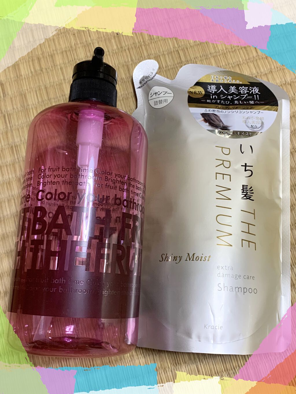 ディスペンサーボトル リーフ 500ml/DAISO/バスグッズを使ったクチコミ（2枚目）