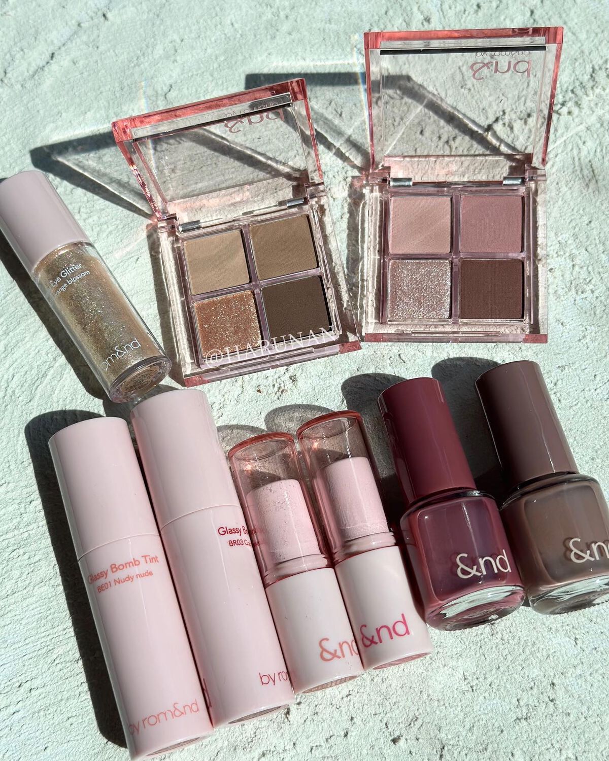 アンドバイロムアンド　グラッシーボムティント/&nd by rom&nd/リップティントを使ったクチコミ（1枚目）