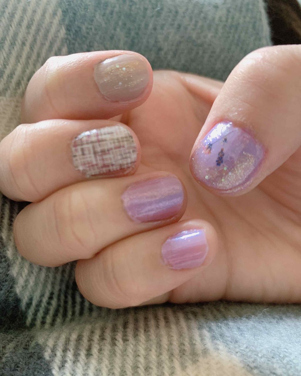 しずくネイルシール/キャンドゥ/ネイルシールを使ったクチコミ（3枚目）