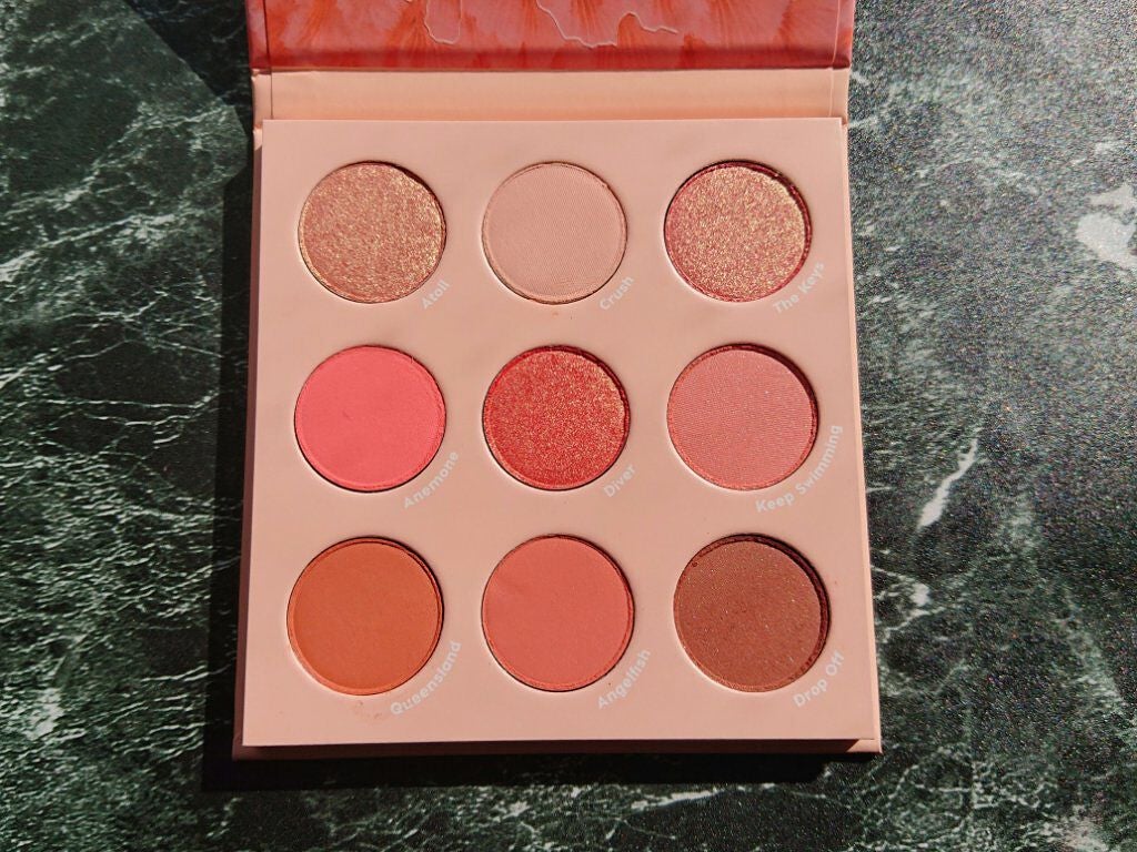 Coast to Coral/ColourPop/アイシャドウパレットを使ったクチコミ(2枚目)