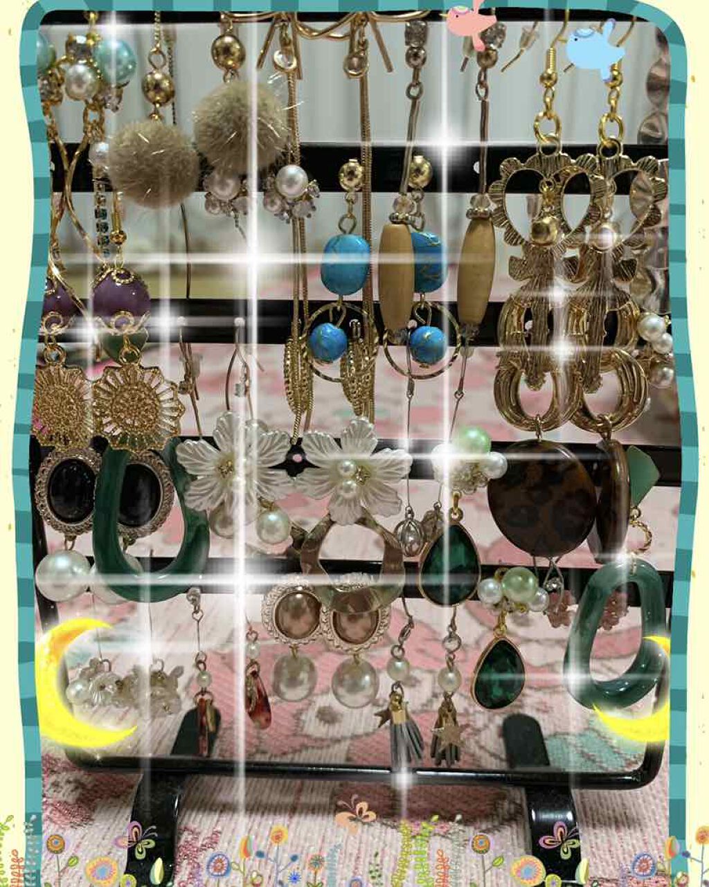 リサ・ラーソン♡クッションファンデマニア on LIPS 「ピアス収納に最適夏もそろそろ終わりますが、、、敢えてのシルバー..」(4枚目)