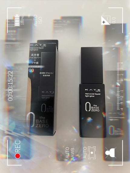 リアルカバーリキッド(ライトグロウ)/KATE/リキッドファンデーションを使ったクチコミ(2枚目)
