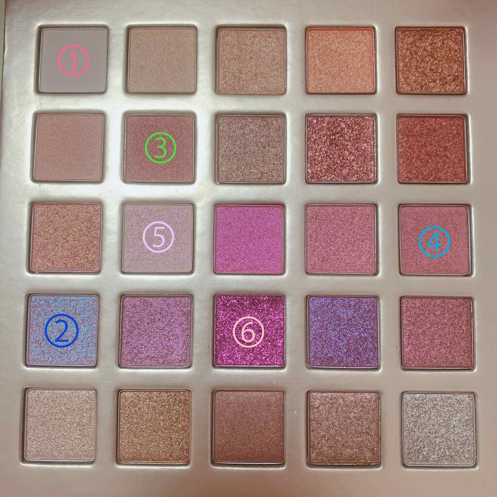 プロ ダズリング アイパレット グリッツ シャワー/CLIO/アイシャドウパレットを使ったクチコミ（3枚目）