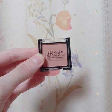 UR GLAM　POWDER EYESHADOW/U R GLAM/単色アイシャドウを使ったクチコミ（2枚目）