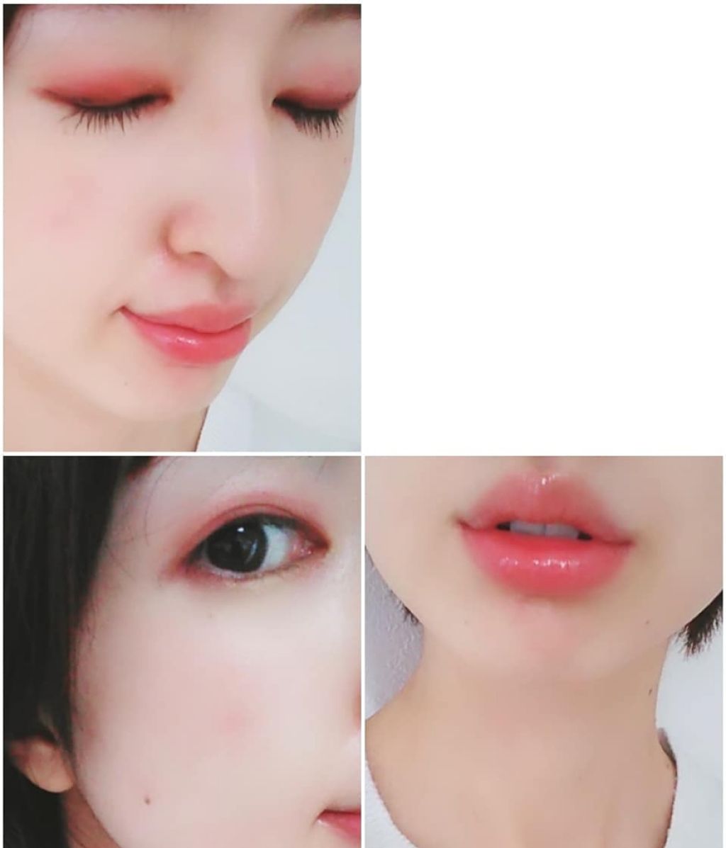 ミラーレスティントルージュ 06 グラムベージュ/レディット/リップティントを使ったクチコミ（2枚目）