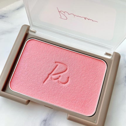 ヴェールグロウチーク 02 キューピッドピンク/Ririmew/パウダーチークを使ったクチコミ(2枚目)