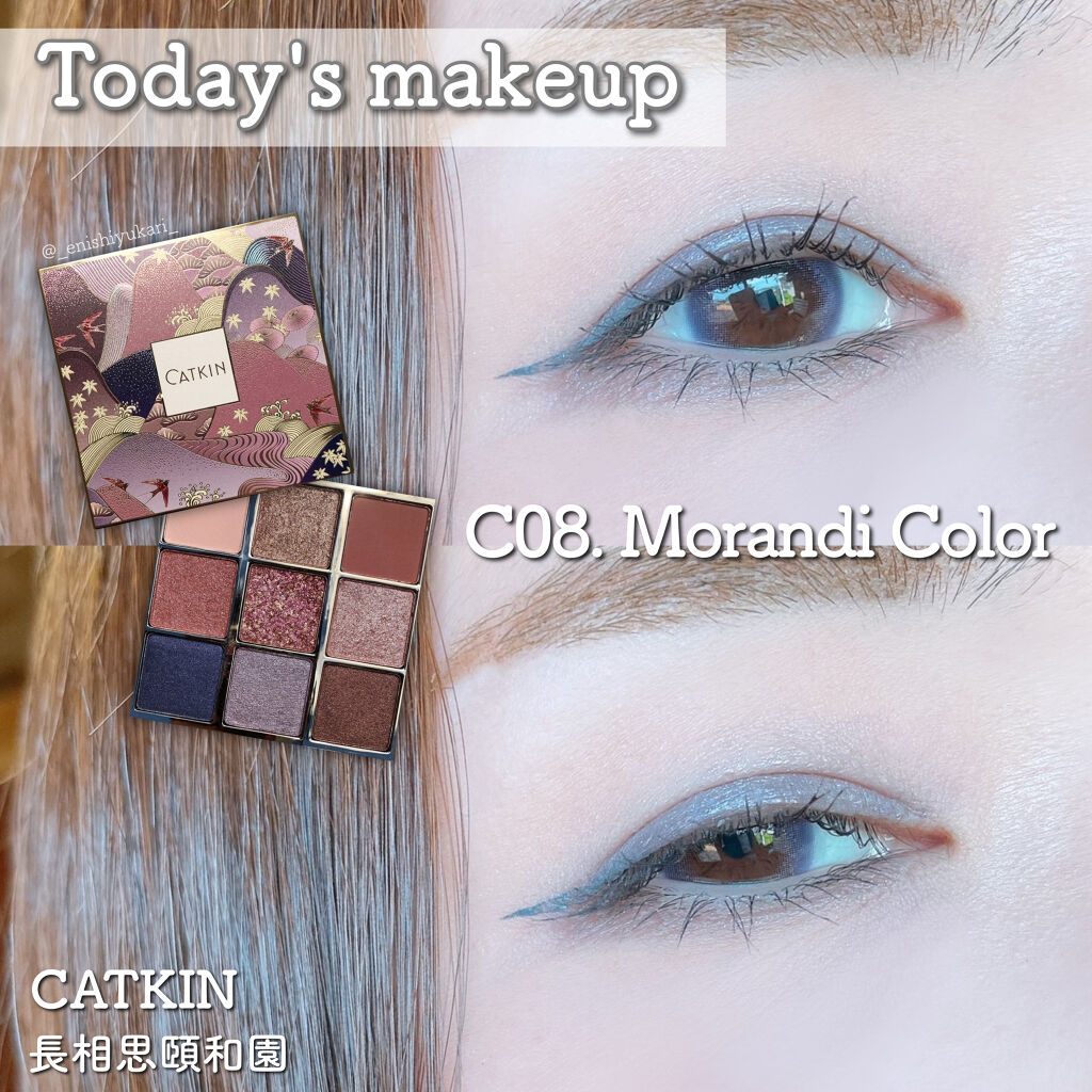 長相思シリーズ 9色アイシャドウパレット/CATKIN/アイシャドウパレットを使ったクチコミ（1枚目）