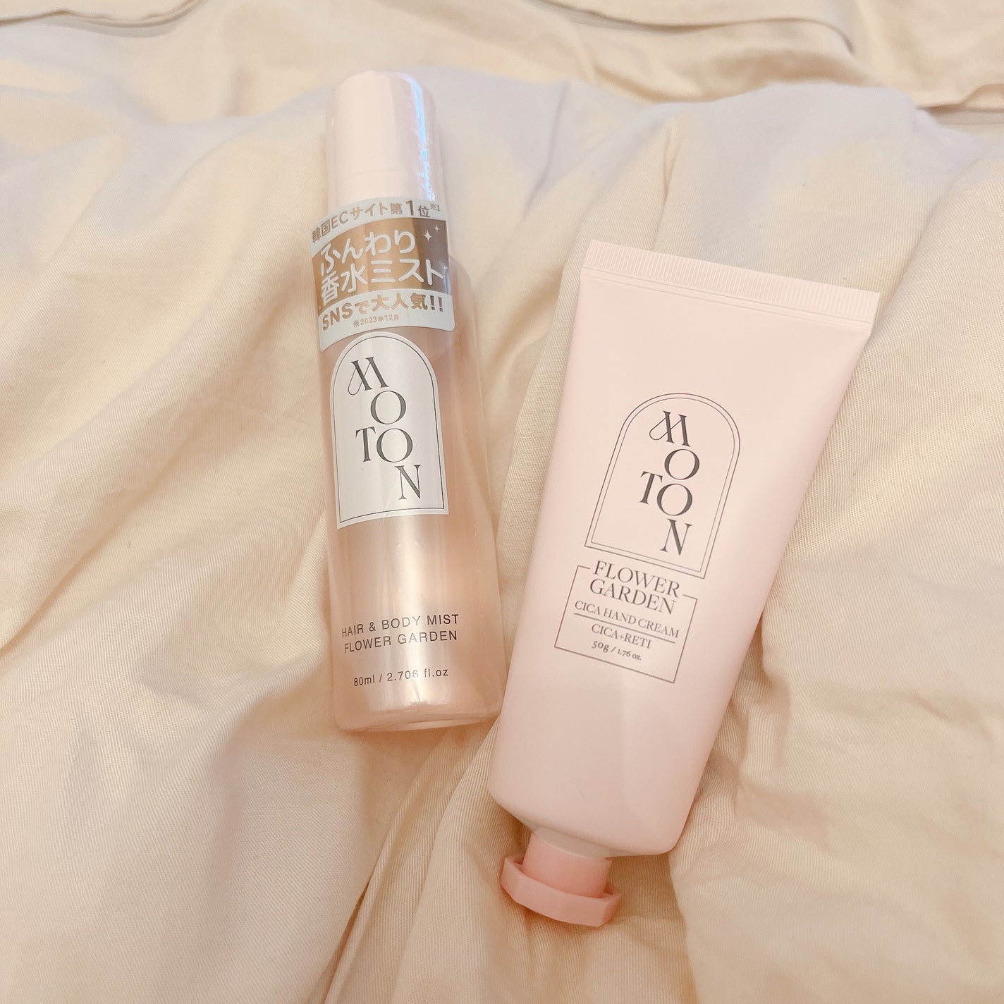 甘党 on LIPS 「MOTONのヘアミスト/ハンドクリーム(フラワーガーデンの香り..」(1枚目)