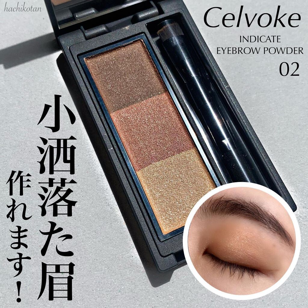 セルヴォーク インディケイトアイブロウパウダー/Celvoke/パウダーアイブロウを使ったクチコミ（1枚目）