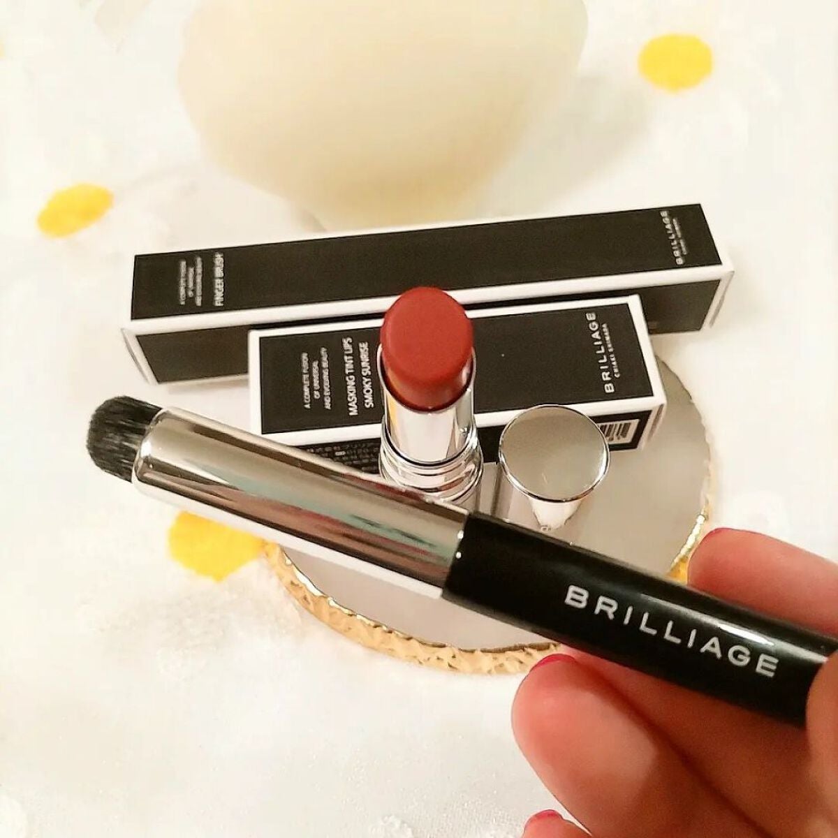 フィンガーブラシ /ブリリアージュ/メイクブラシを使ったクチコミ(3枚目)