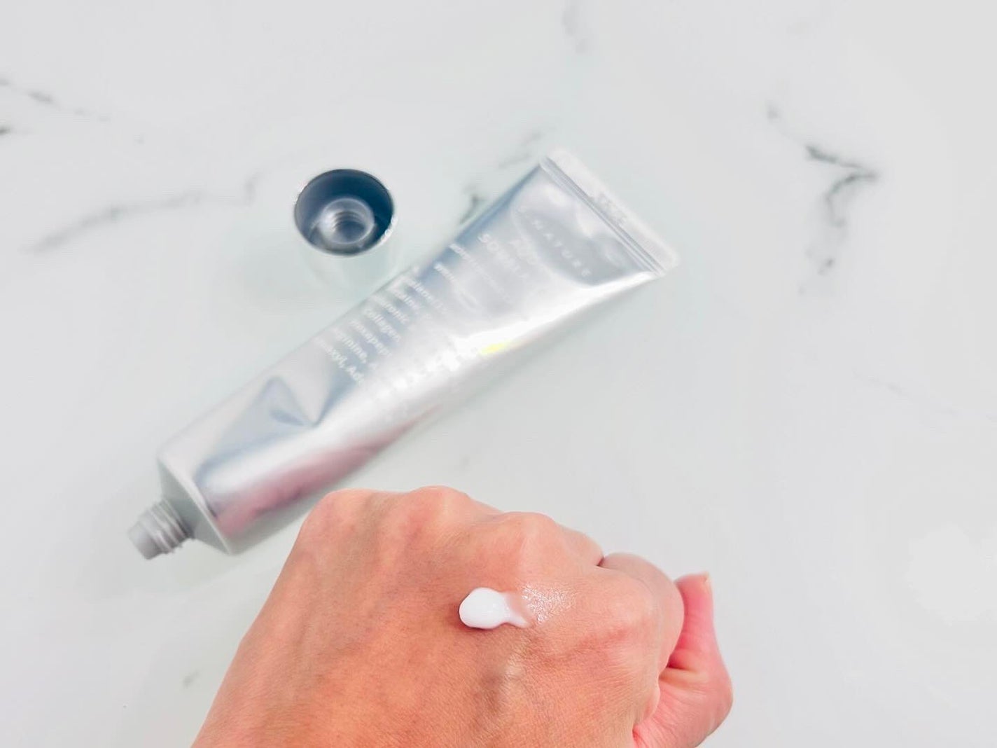 アクアスクワランモイスチャークリーム/S.NATURE/フェイスクリームを使ったクチコミ(2枚目)