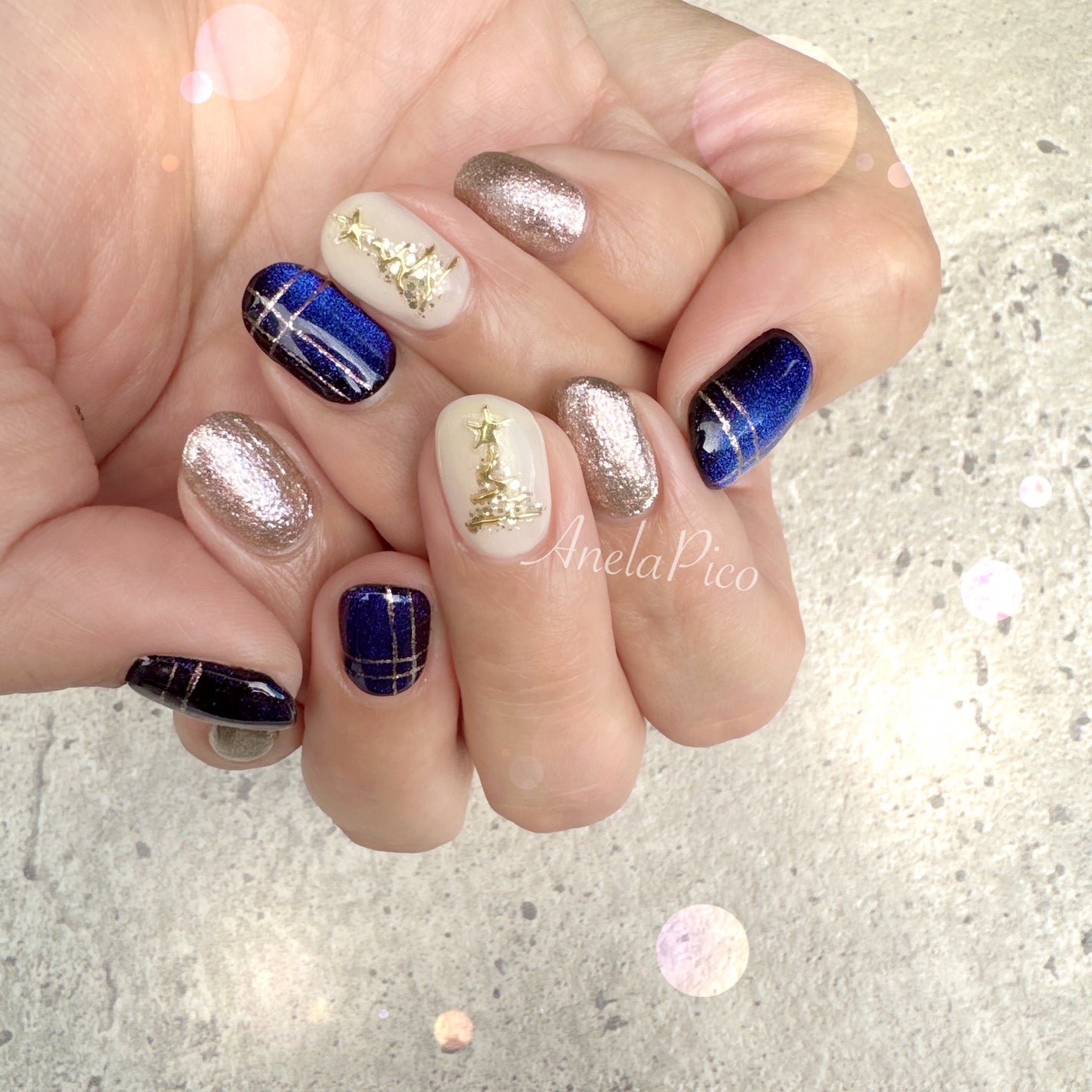 mamico on LIPS 「*クリスマスネイル🎄🎁🎅🌟@agehagelのMagパーティー..」(1枚目)