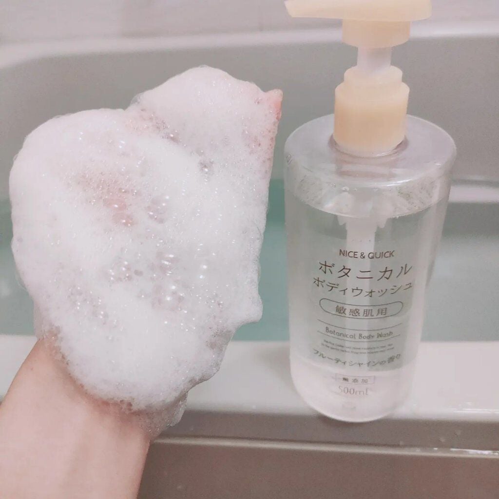 ボタニカルボディウォッシュ フルーティシャインの香り/NICE & QUICK/ボディソープを使ったクチコミ(3枚目)