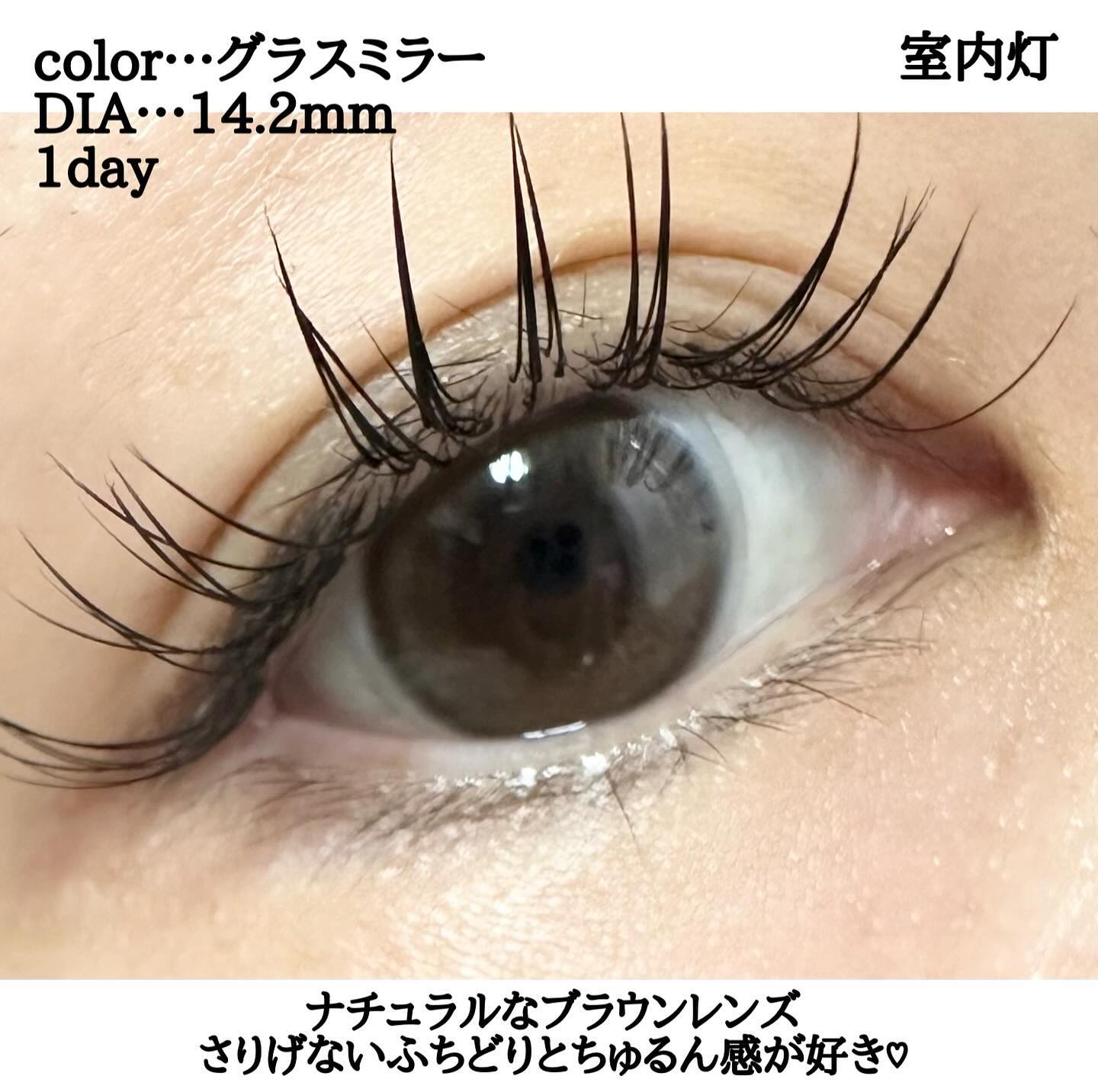 WANAF 1day グラスミラー(GLASS MIRROR)/WANAF/ワンデー（１DAY）カラコンを使ったクチコミ（2枚目）