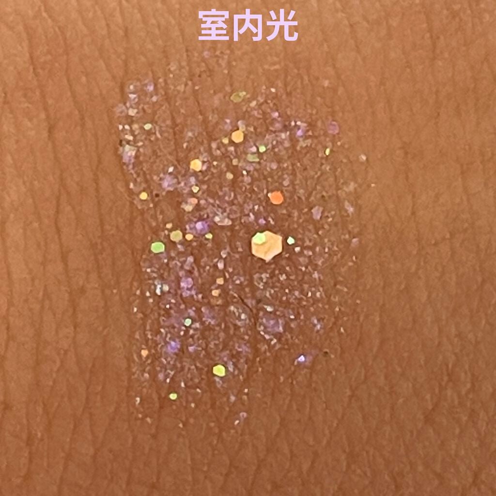 リキッド グリッター シャドウ/rom&nd/グリッターを使ったクチコミ(3枚目)