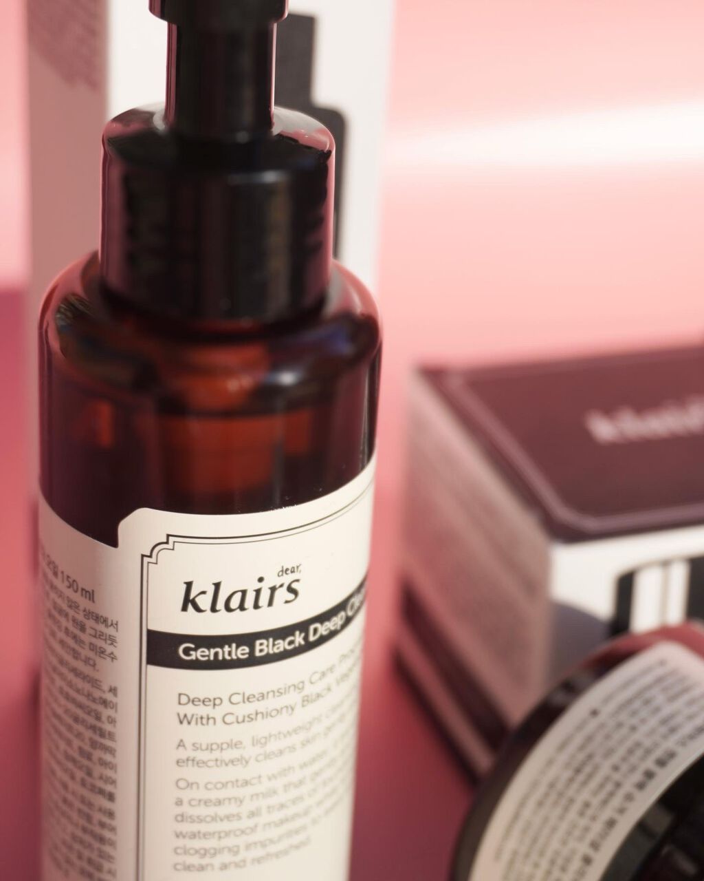 ジェントルブラックディープクレンジングオイル(150ml)/Klairs/オイルクレンジングを使ったクチコミ（2枚目）