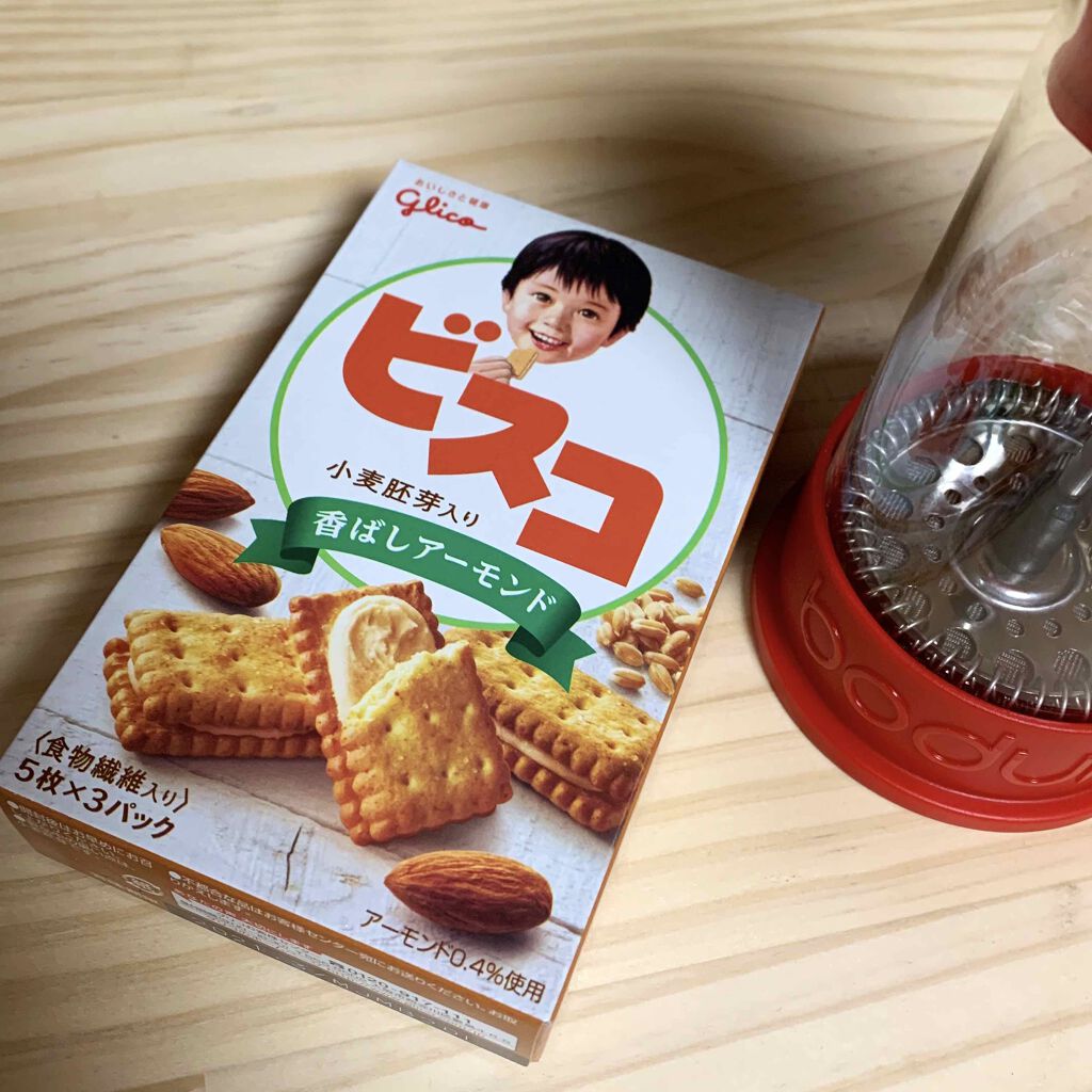 ビスコ・小麦麦芽入りクリームサンドクラッカー/グリコ/食品を使ったクチコミ（1枚目）