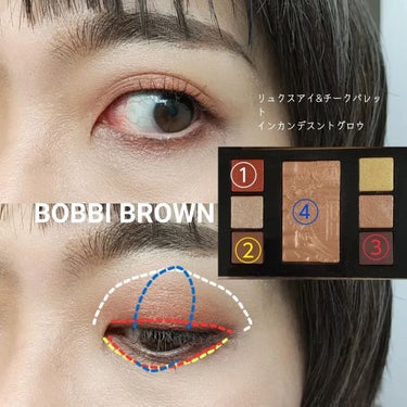 リュクス アイ & チーク パレット/BOBBI BROWN/アイシャドウパレットを使ったクチコミ（3枚目）